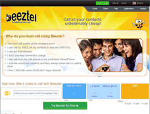 Tablet Screenshot of beeztel.com